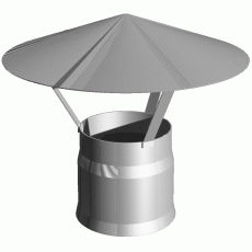 Зонт d 120 сталь 0,5 мм из нержавеющей стали УМК